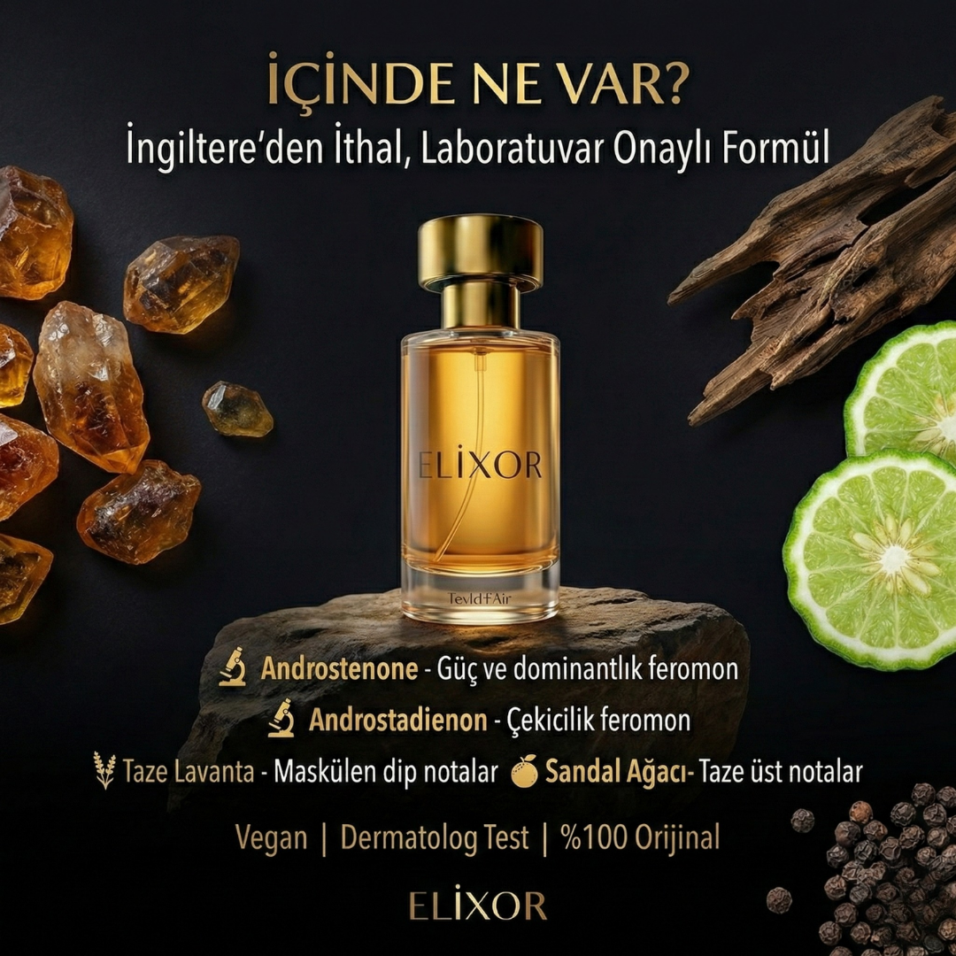 Elixor® Yüksek Etki Afrodizyaklı Parfüm 50ml