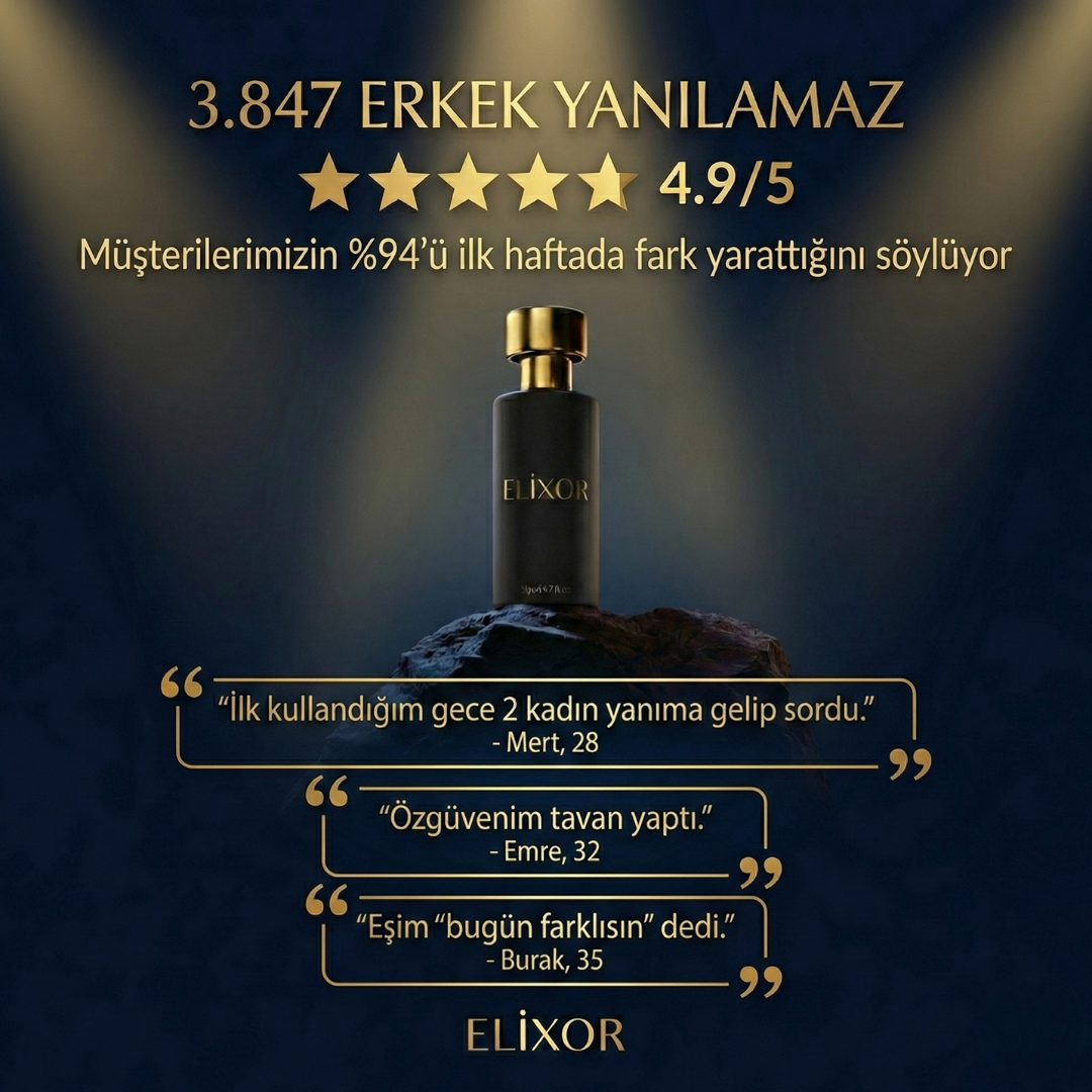 Elixor® Yüksek Etki Afrodizyaklı Parfüm 50ml
