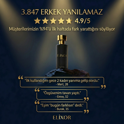 Elixor® Yüksek Etki Afrodizyaklı Parfüm 50ml